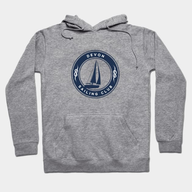 Devon sailing Hoodie by leewarddesign